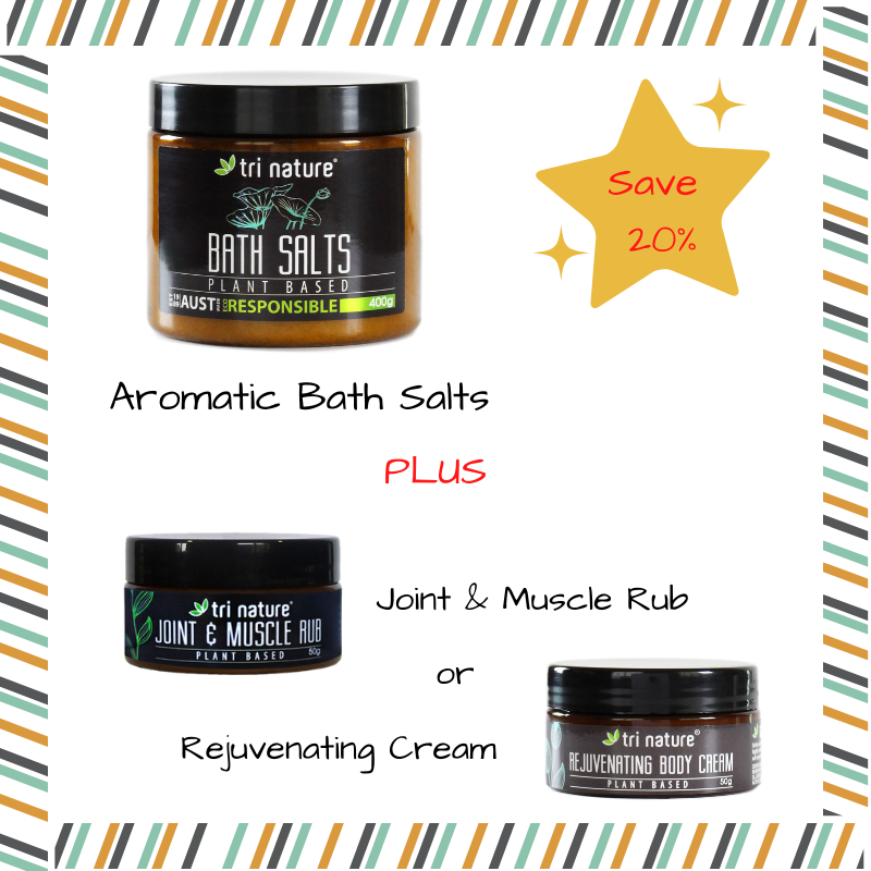 Bath Salts & Muscle Rub or Rejuvenating Cream